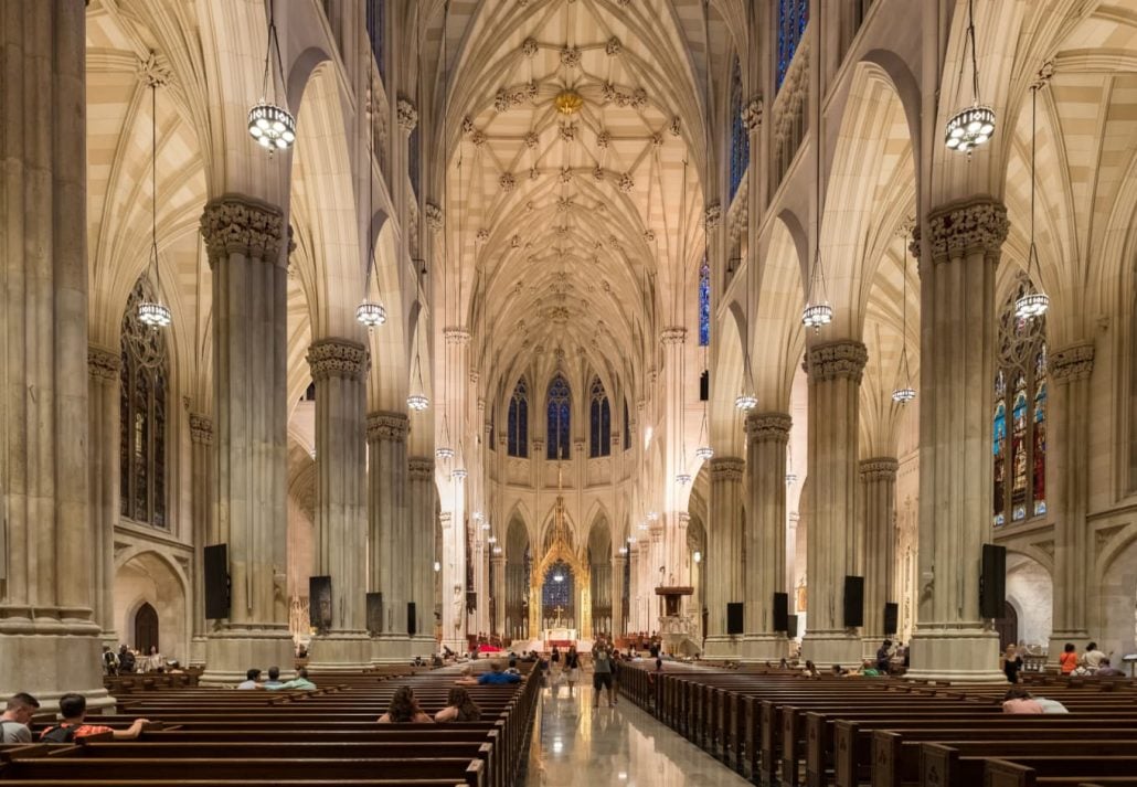 St Patrick's Cathedral, in New York.