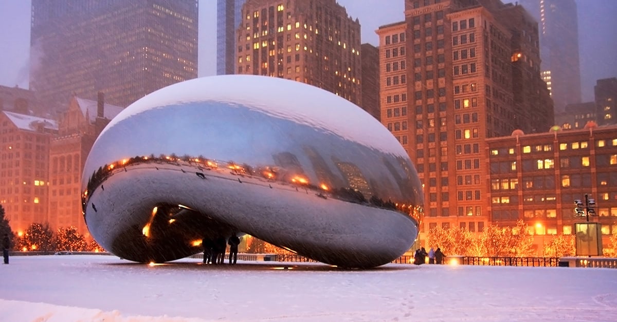 chicago in winter