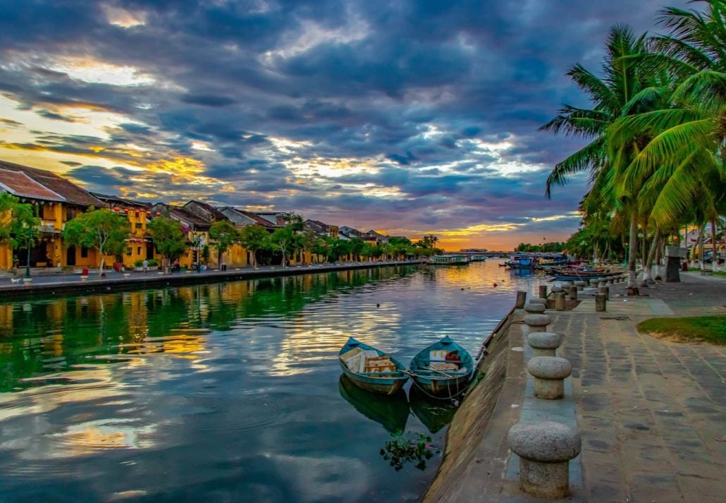 Thu bon River, Hoi an ancient town, Vietnam