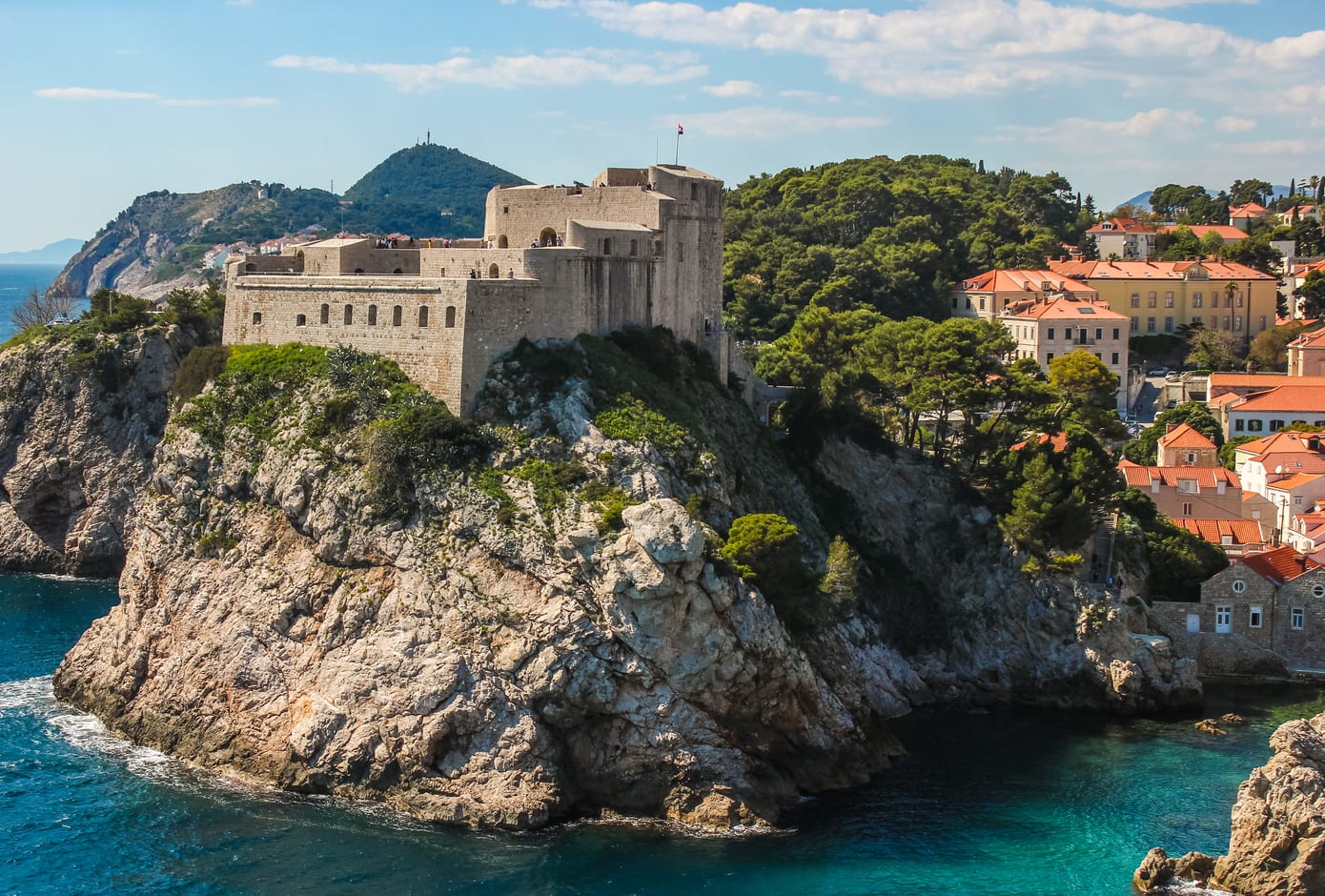 Fort Lovrijenac in Dubrovnik, Croatia