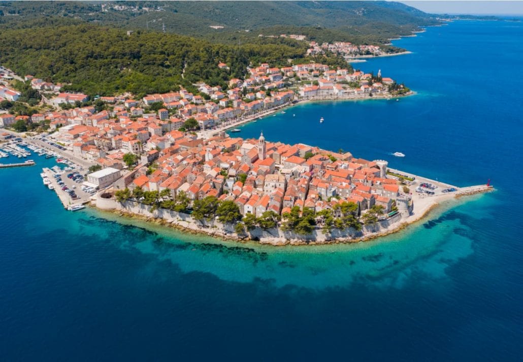Korkula Island, Croatia.