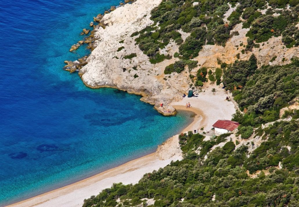 Lubenice beach, Croatia.