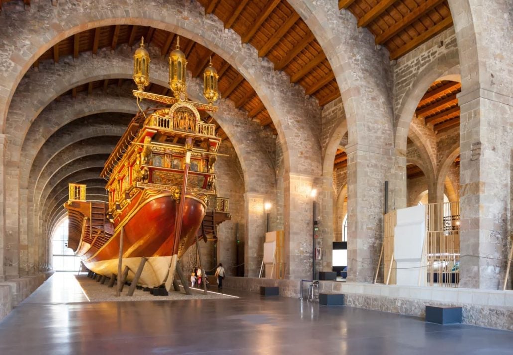 Maritime Museum of Barcelona, in Barcelona, Spain.