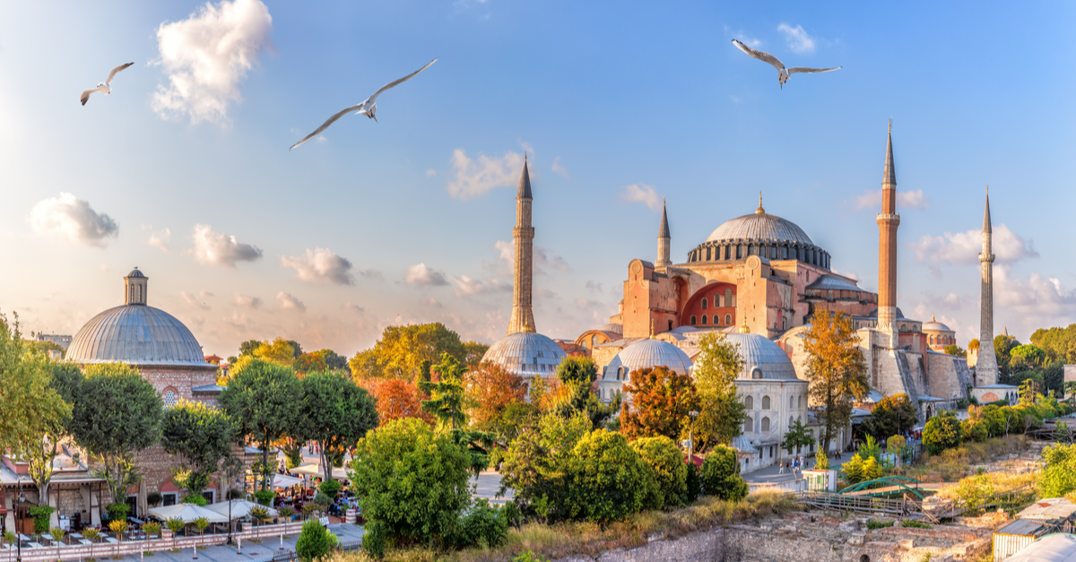 the blue mosque in istanbul