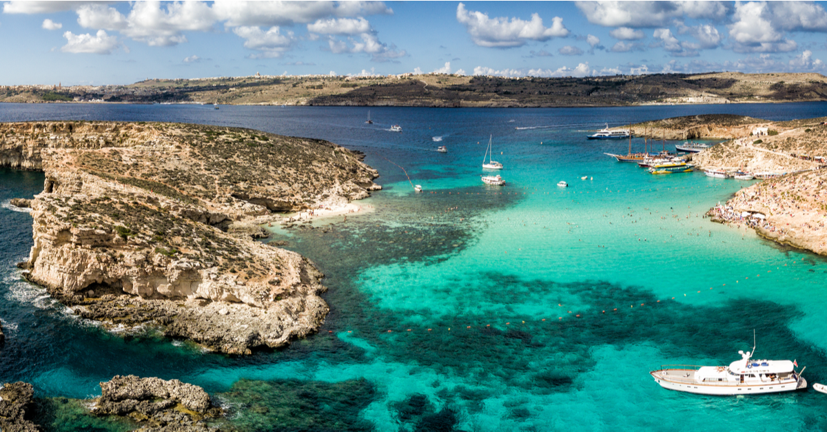 the blue lagoon in malta