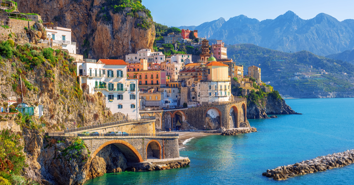 amalfi coast view