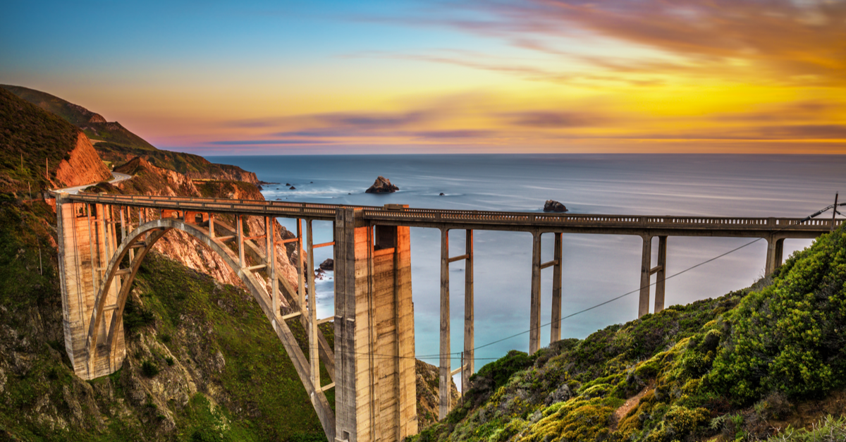 romantic places to visit in california