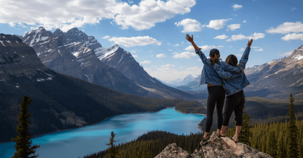 female travel in canada