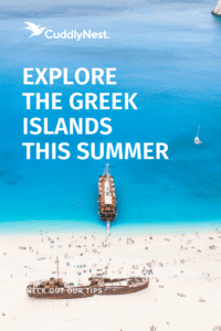 greece beach with boat