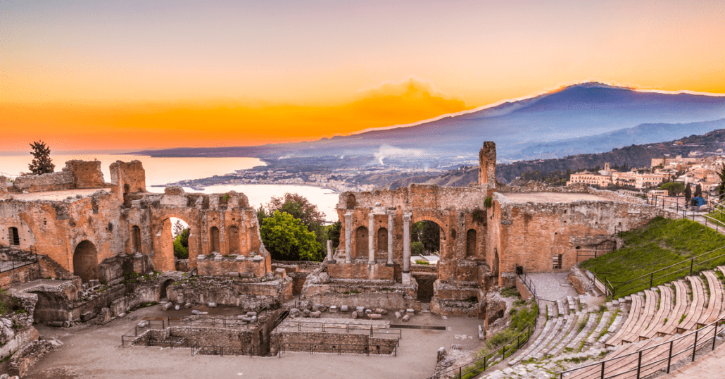 view of greek theater