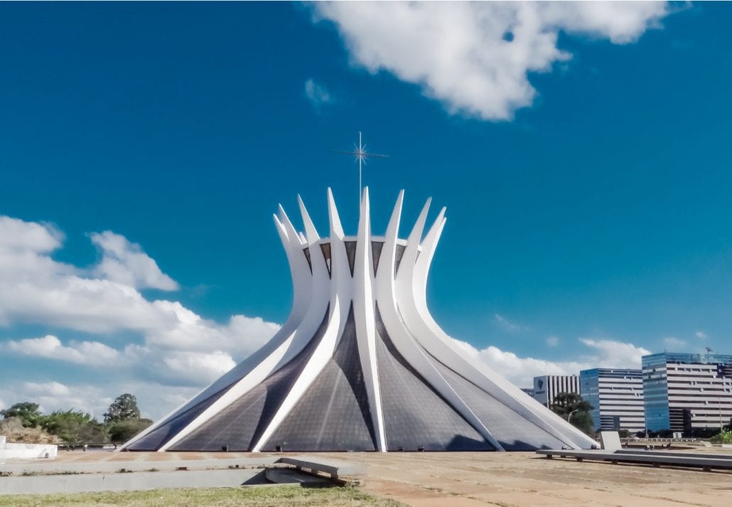 Cathedral of Brasilia, Brasil.