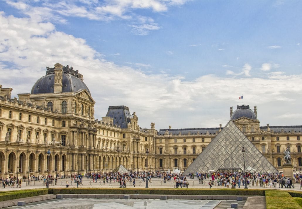 The Louvre Museum, Paris France.