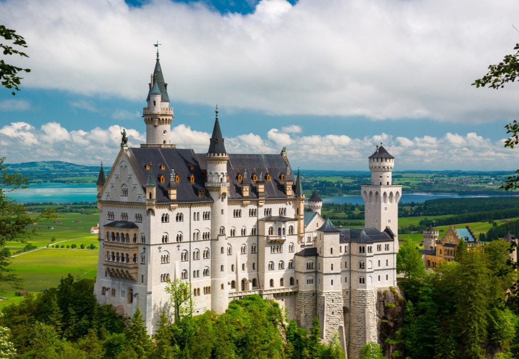 Neuschwanstein Castle, German