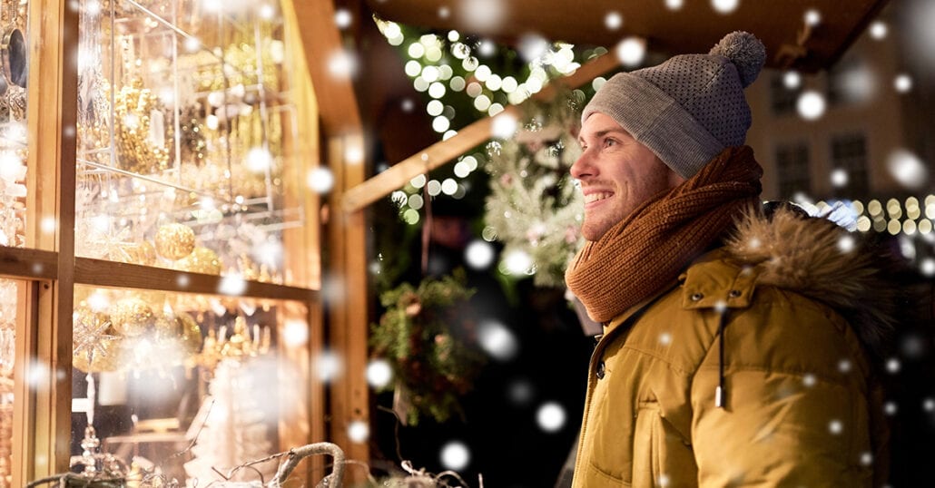 Christmas market in new york city