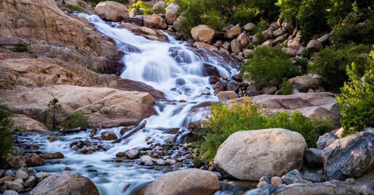 The Horseshoe Falls, in Colorado.