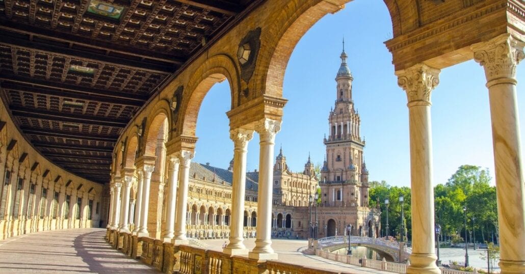 Plaza de España, in Seville.