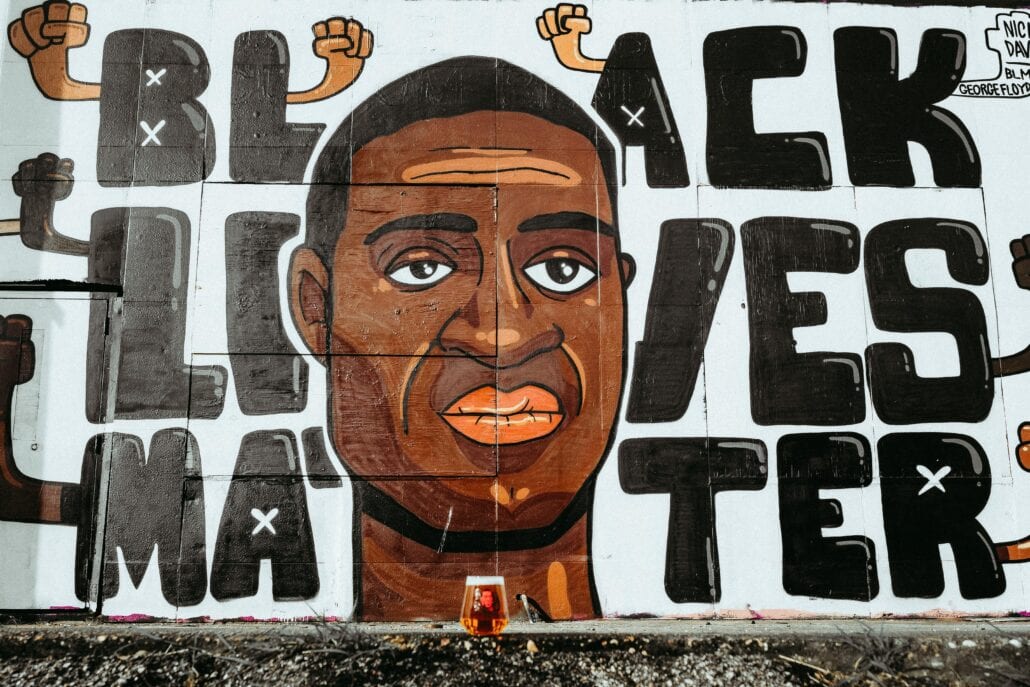 Black Lives Matter mural in United States