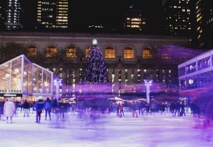 Winter Village at Bryant Park in New York City 