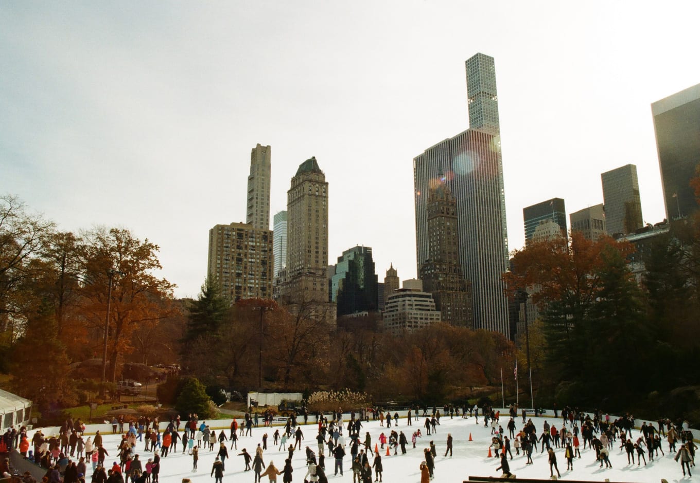 Central Park Christmas Lights in Dec