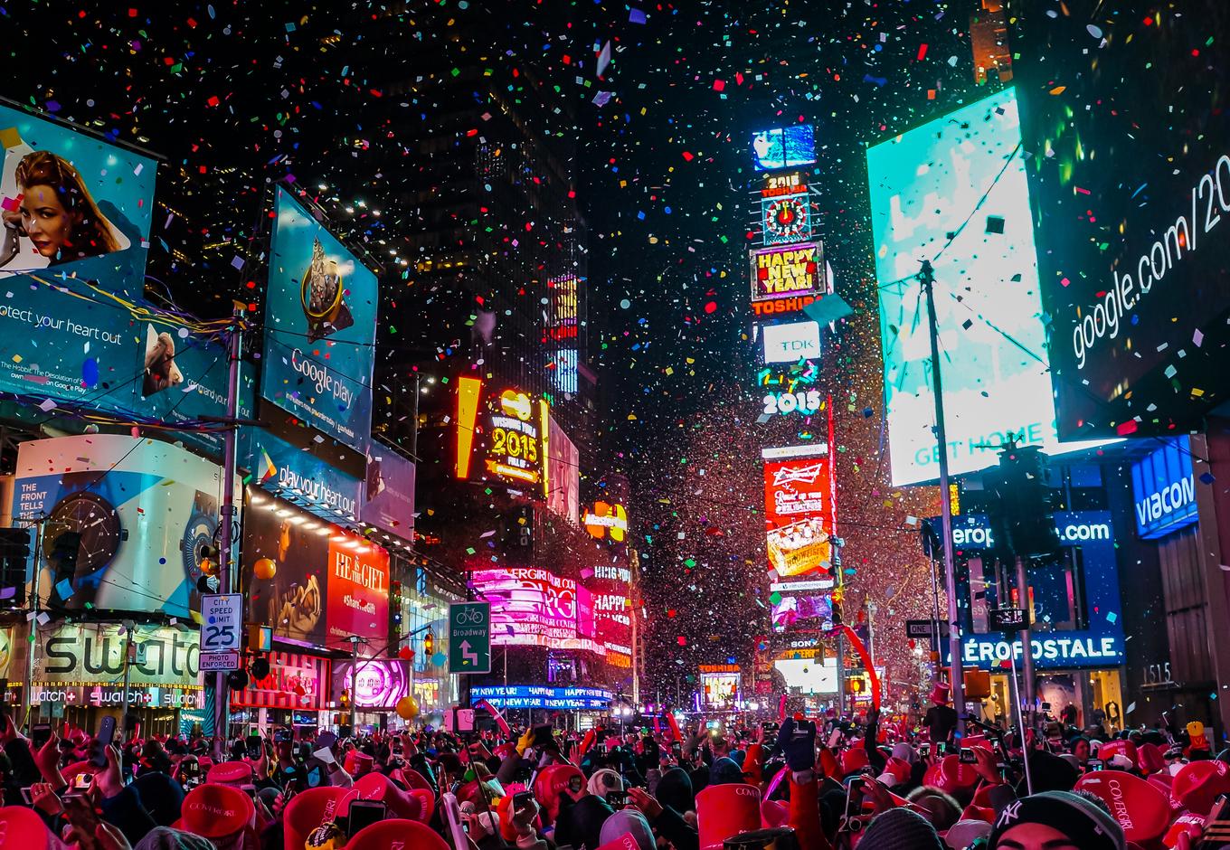 new-years-eve-times-square.jpg | CuddlyNest Travel Blog New Year's Eve celebration at the Times Square, in New York City.
