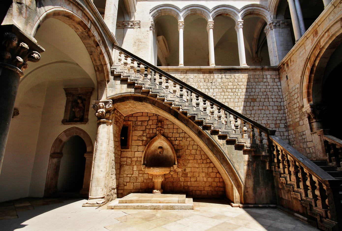 Rector's Palace interiors in Dubrovnik, Croatia
