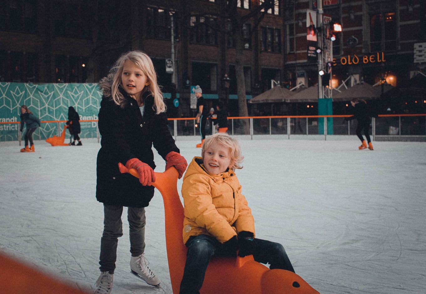 the rink at Brookfield Place in NYC