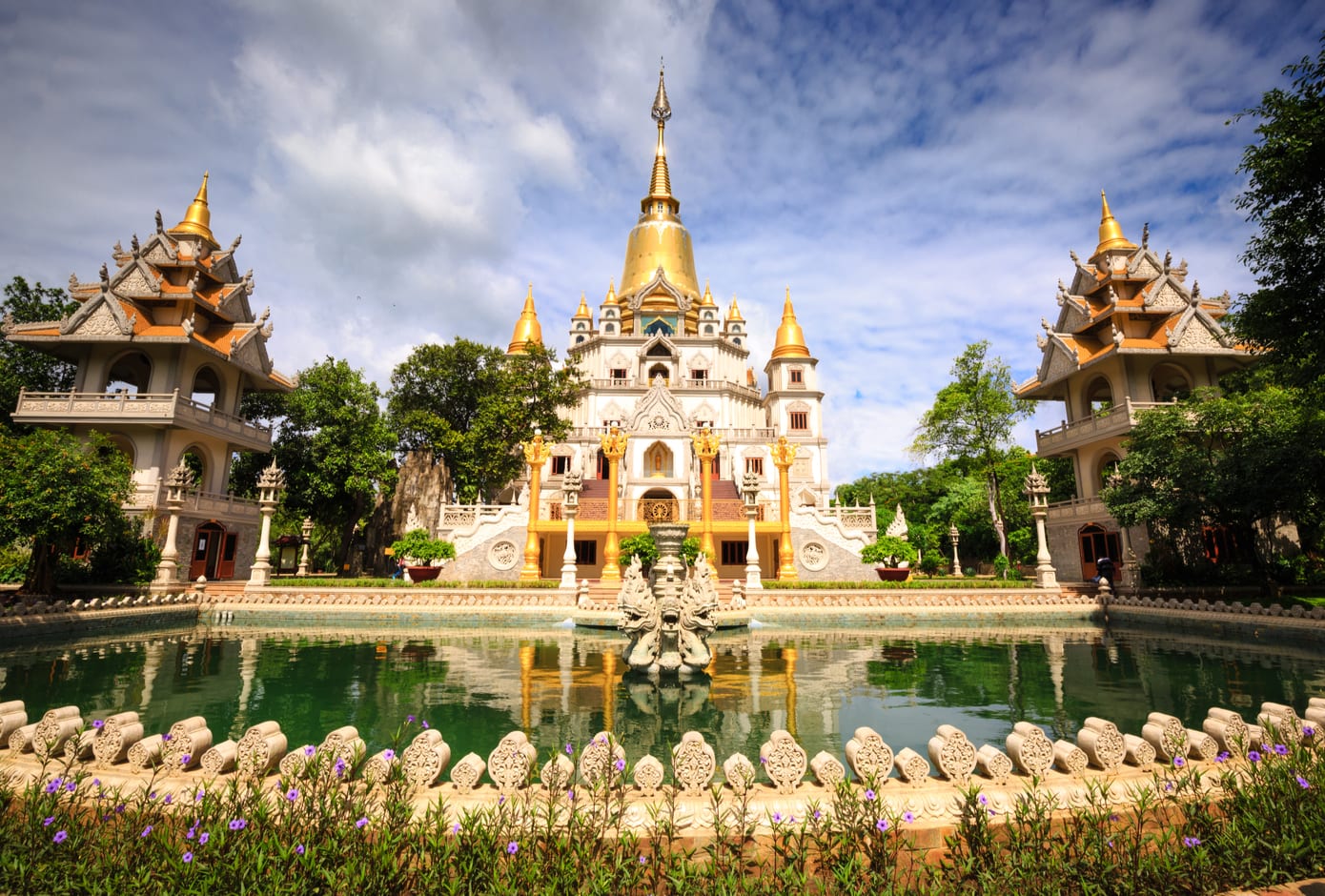 Buu Long Buddhist temple in Ho Chi Minh City, Vietnam 