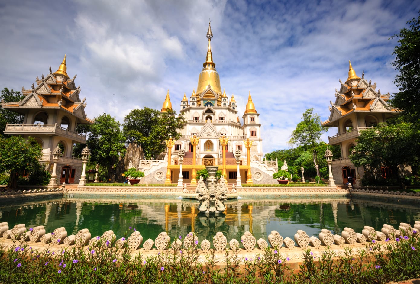 Buu Long Buddhist temple in Ho Chi Minh City, Vietnam