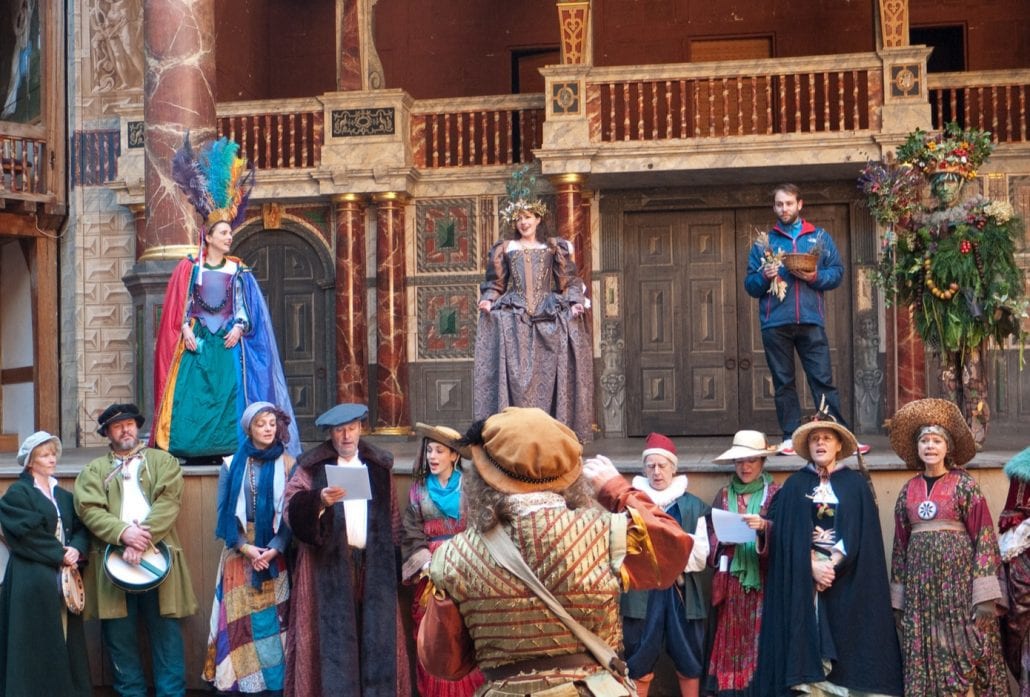 The Lions Part Performers At Shakespeare's Globe.