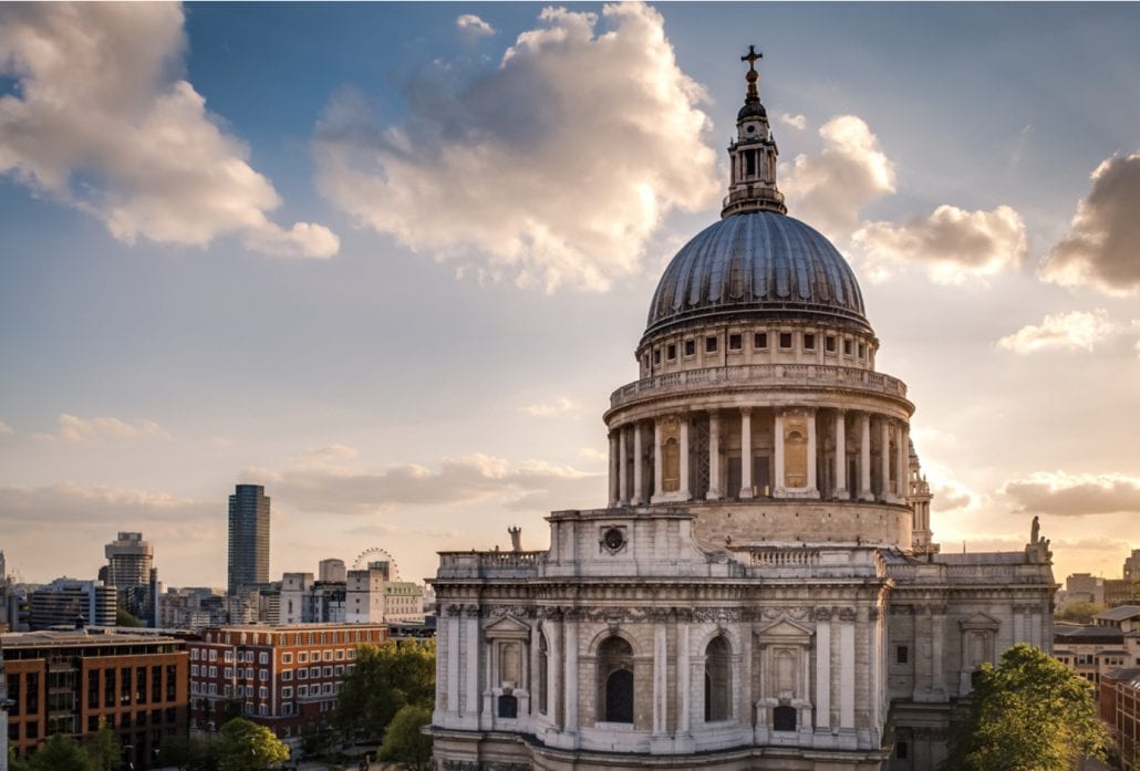 St Paul's Cathedral's, in London, England.