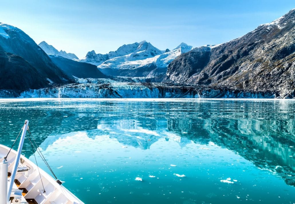 alaska-fishing-best-fathers-day-travel-ideas | CuddlyNest Travel Blog Glacier Bay cruise ship cruises to Glacier Johns Hopkins in Alaska, USA. Panoramic view during the summer.
