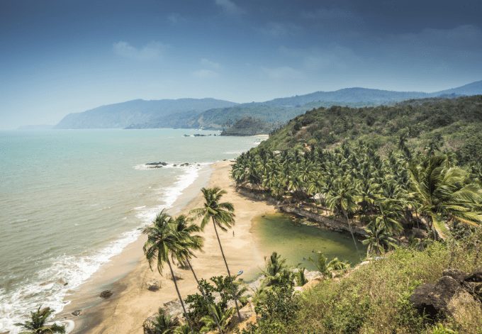 cola-beach-goa-best-beaches-in-india (wecompress.com) | CuddlyNest Travel Blog Cola Beach, Goa, India.
