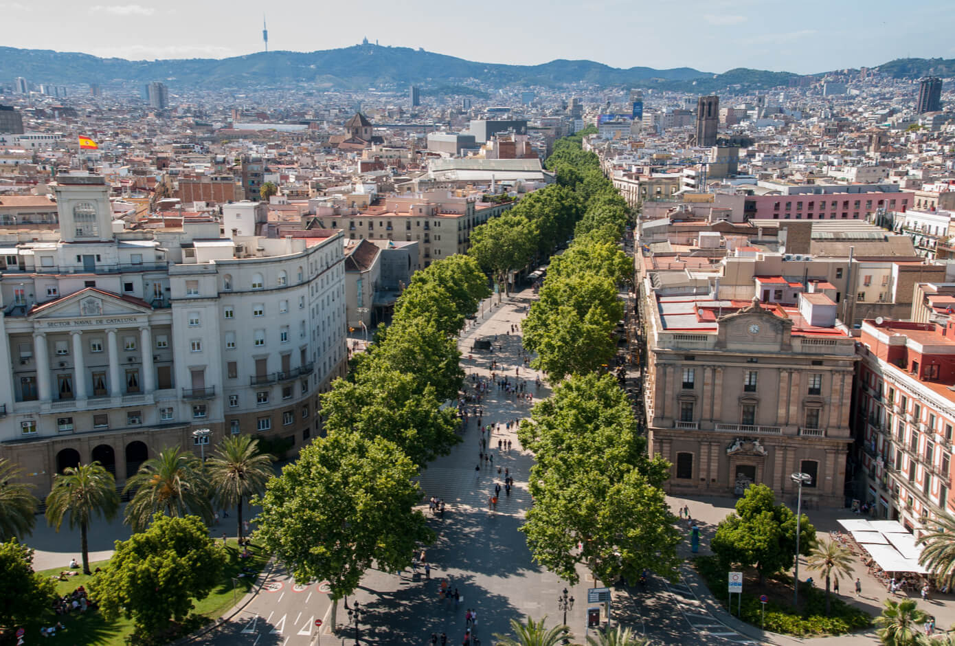 Barcelona, Spain - May 11, 2021. Logo and facade of Chanel, it is