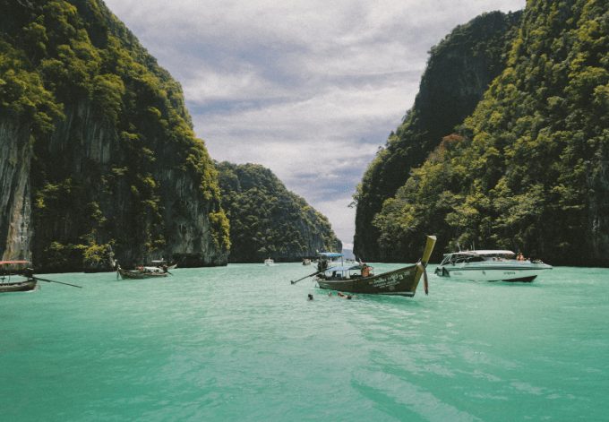 Long Tail Alley in Thailand.