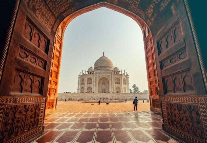 Taj Mahal in Agra, India.