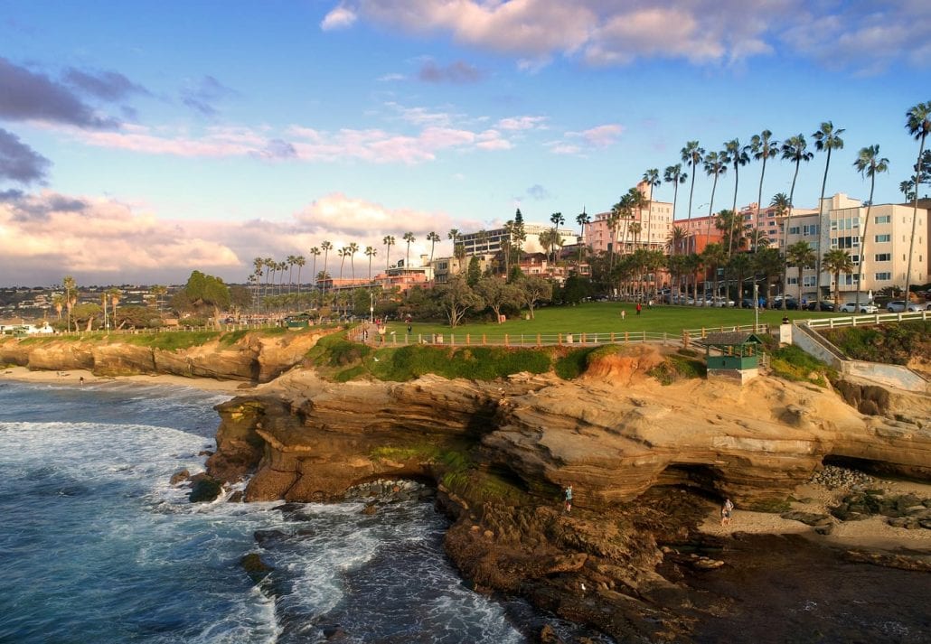 La Jolla beach in San Diego, California