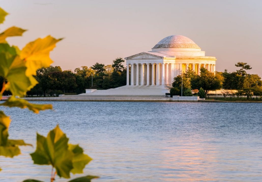 The Tidal Basin in Washington, DC.