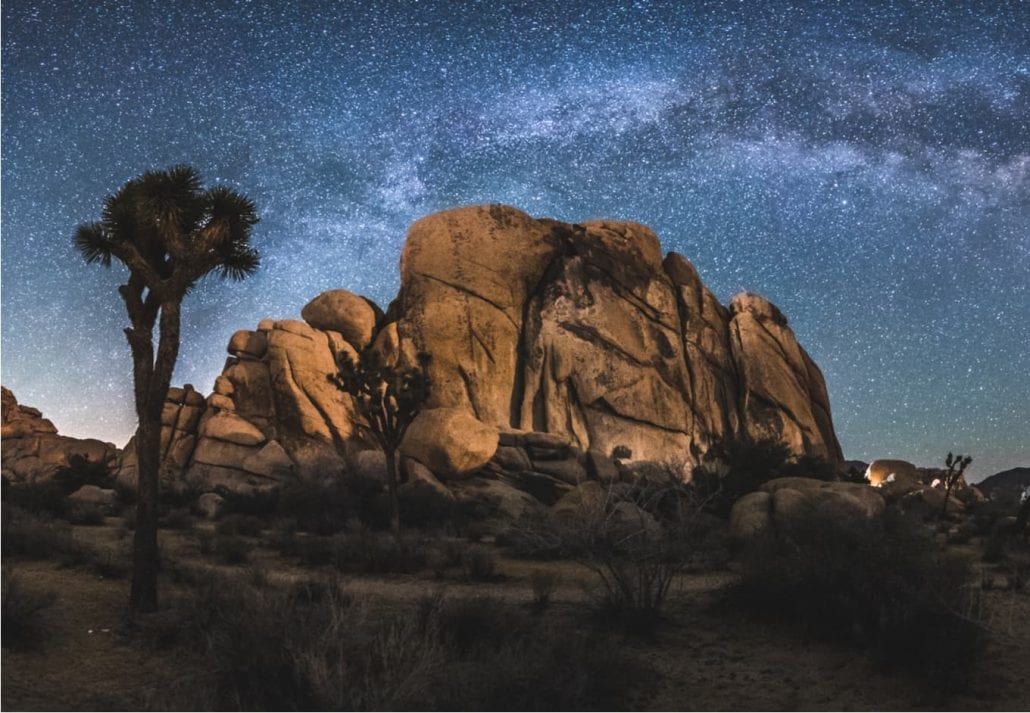 The Milky Way's Arch above Joshua Tree