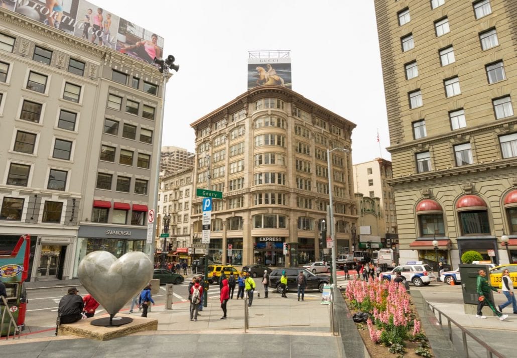 Union Square Plaza in San Francisco.