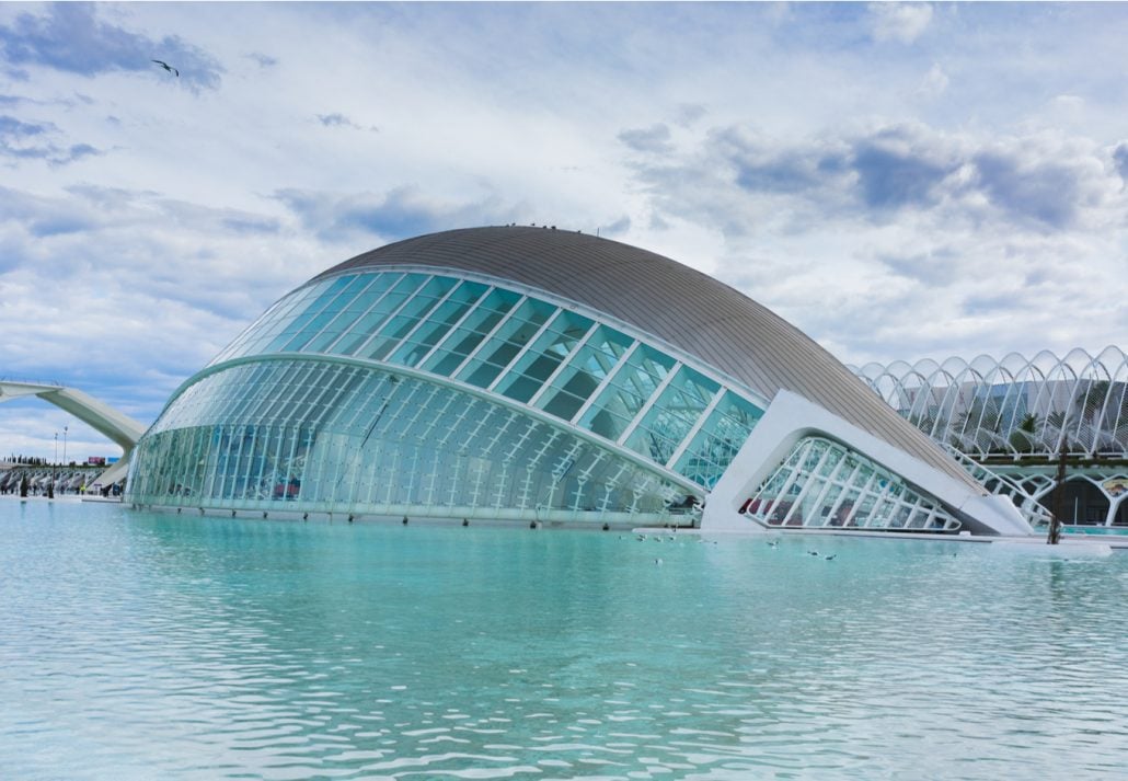 The City of Arts and Sciences, Valencia, Spain.