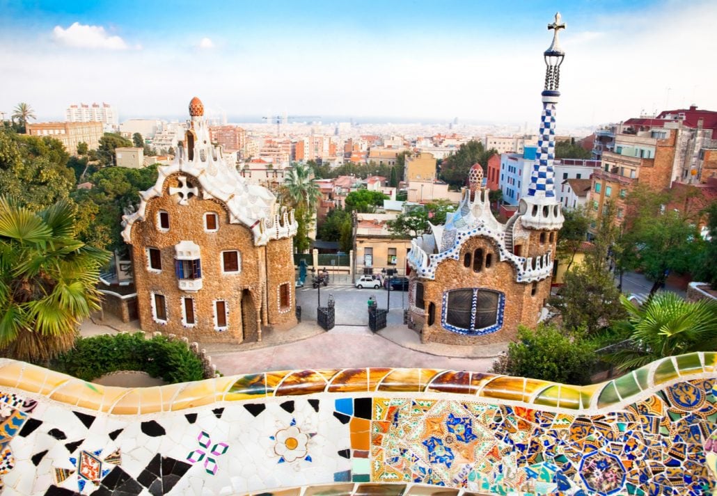 Park Güell, Barcelona, Spain.