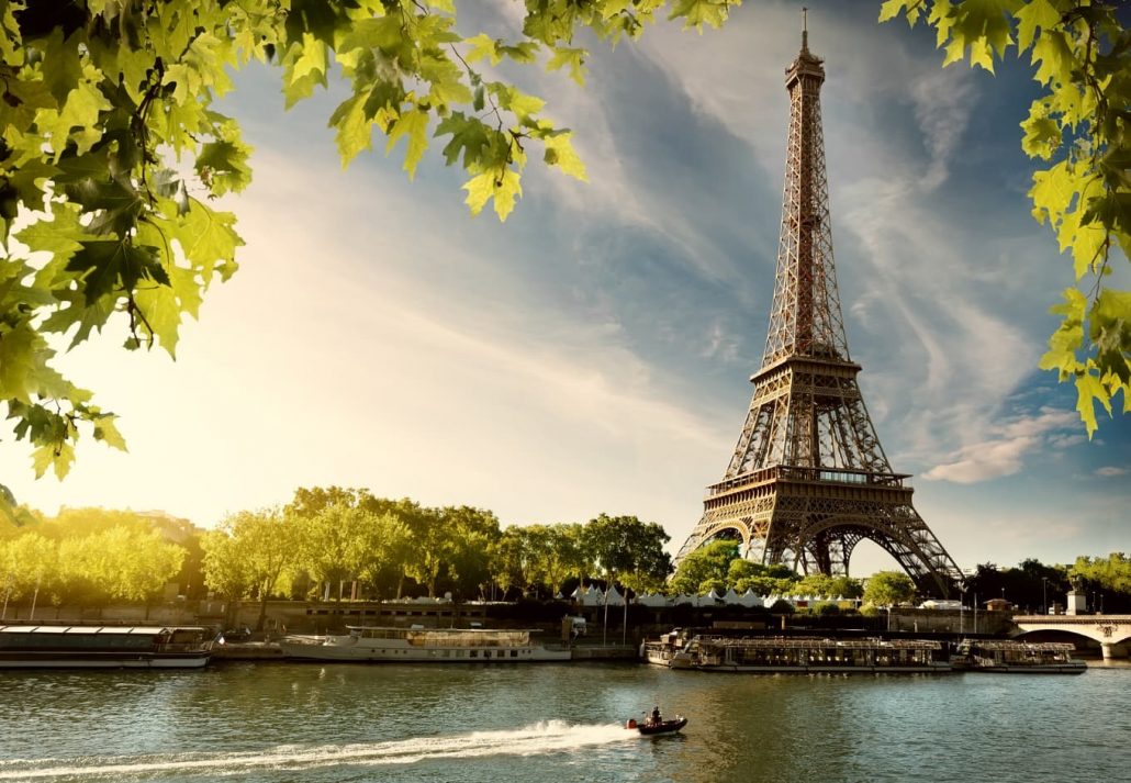 The Tour Eiffel, in Paris, France.