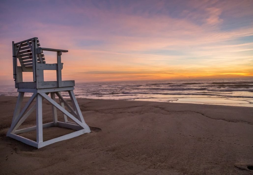 Sunset at Coast Guard Beach, Cape Cod, Massachusetts.