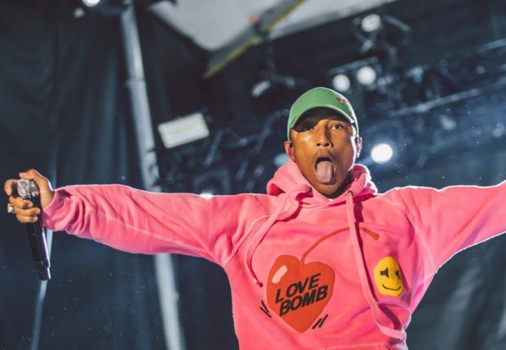 Pharell Williams performing at Afropunk Festival.