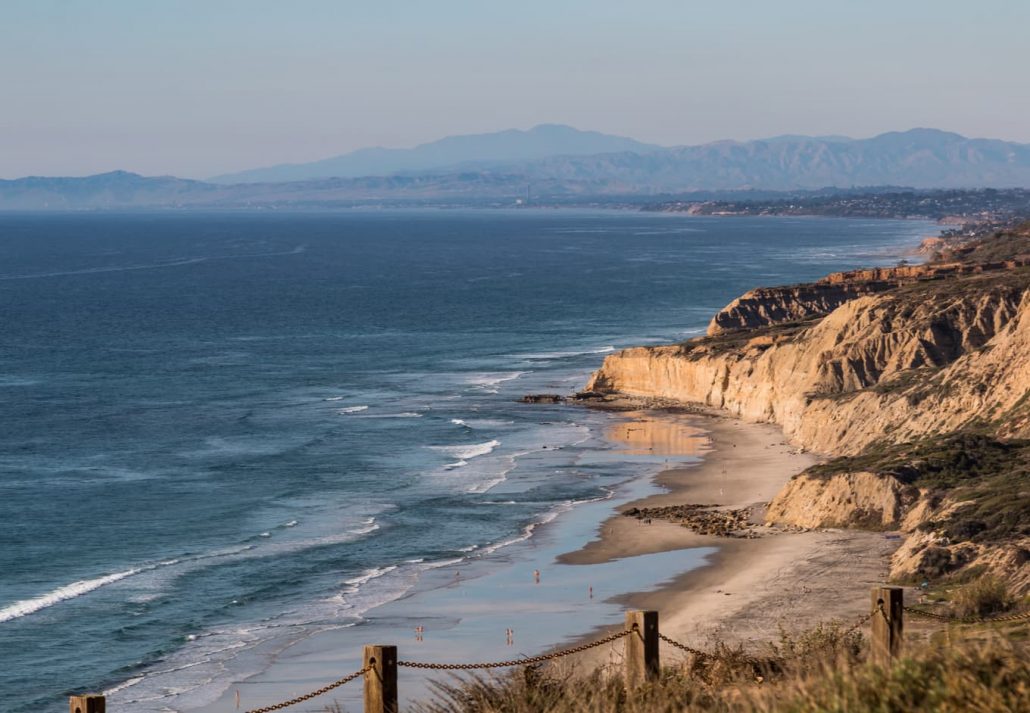 Black's Beach, in San Diego, California.