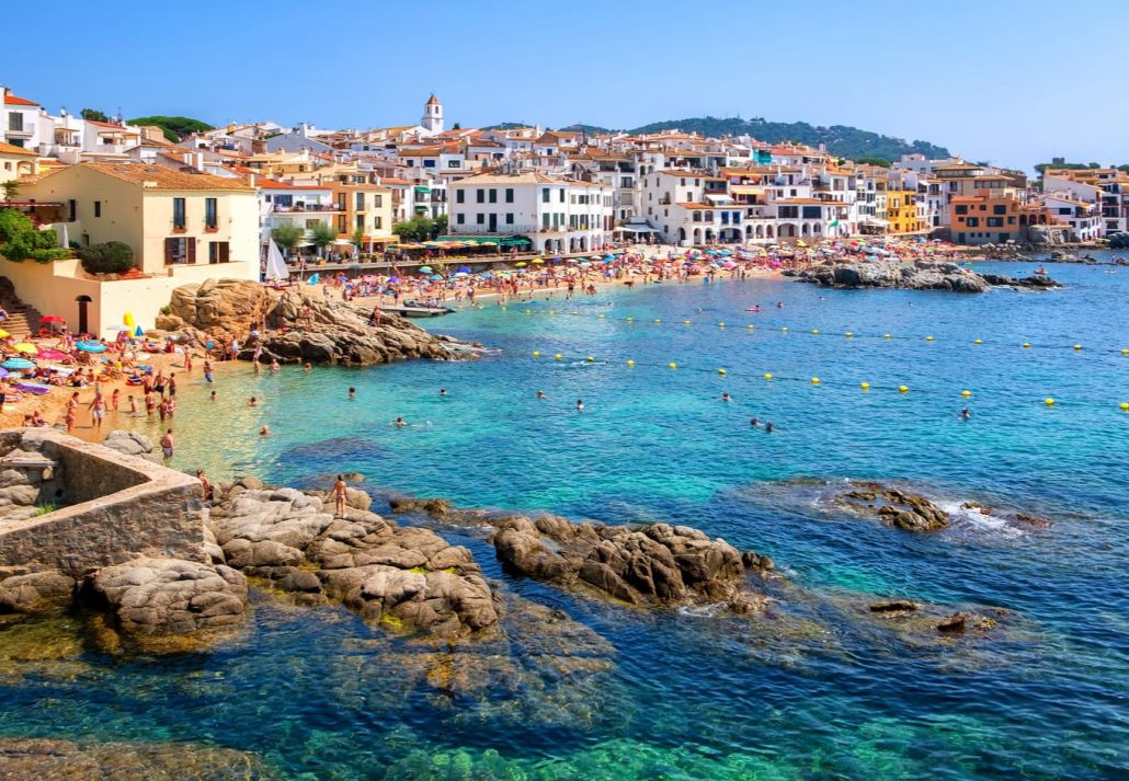 Calella de Palafrugell in Costa Brava, Spain.