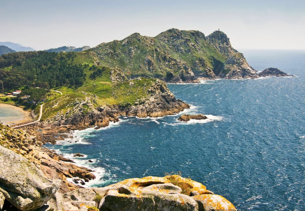 Cies Islands, in Galicia, Spain.