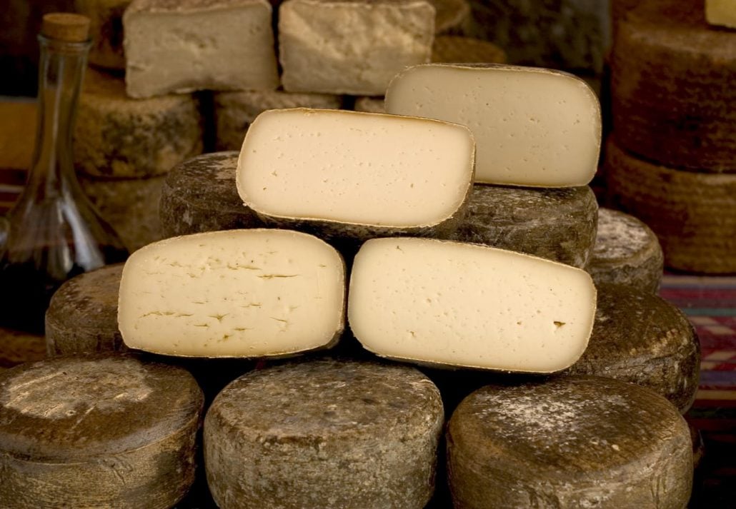 Spanish Garrotxa cheese.