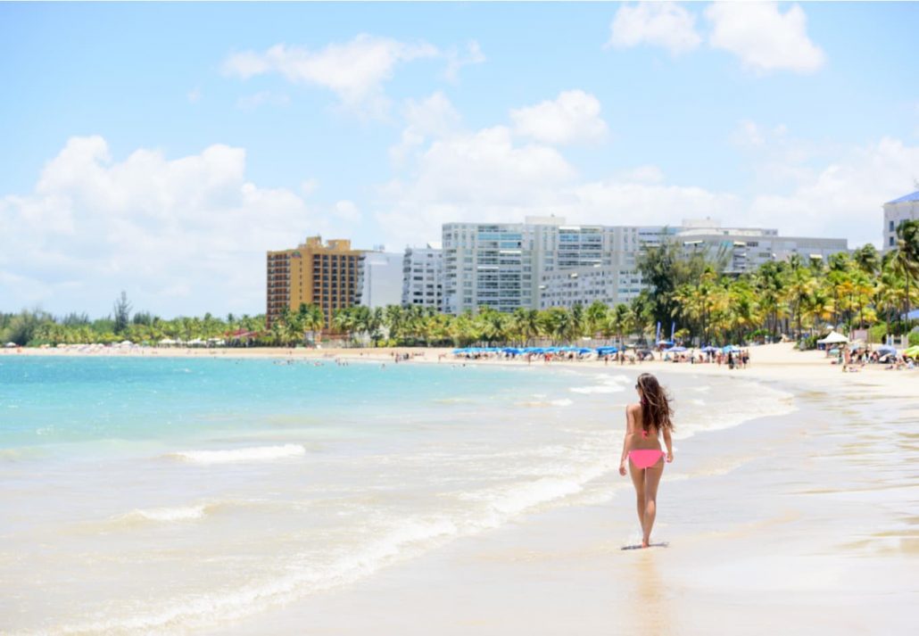 Isla Verde Resort Beach, Puerto Rico.