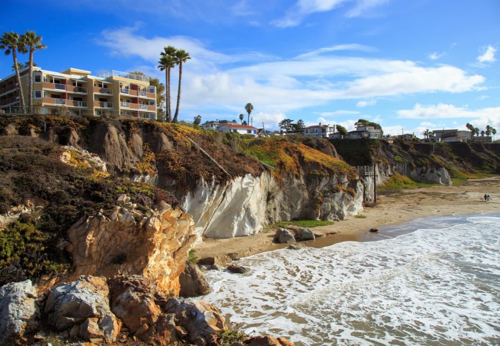 Pismo beach, California, on a sunny afternoon.